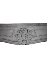 Maison Leon Van den Bogaert Cheminée Française En Pierre Blanche Du 18Ème Siècle