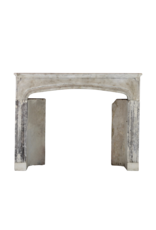 French Country Limestone Fireplace Surround