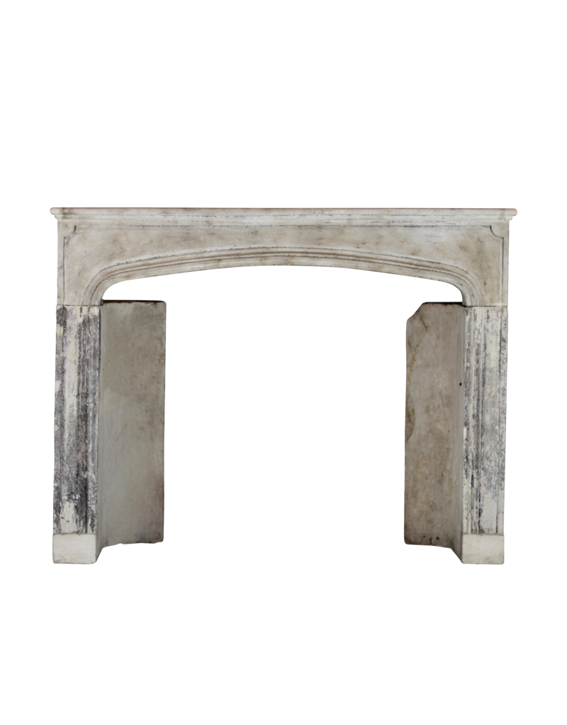 French Country Limestone Fireplace Surround