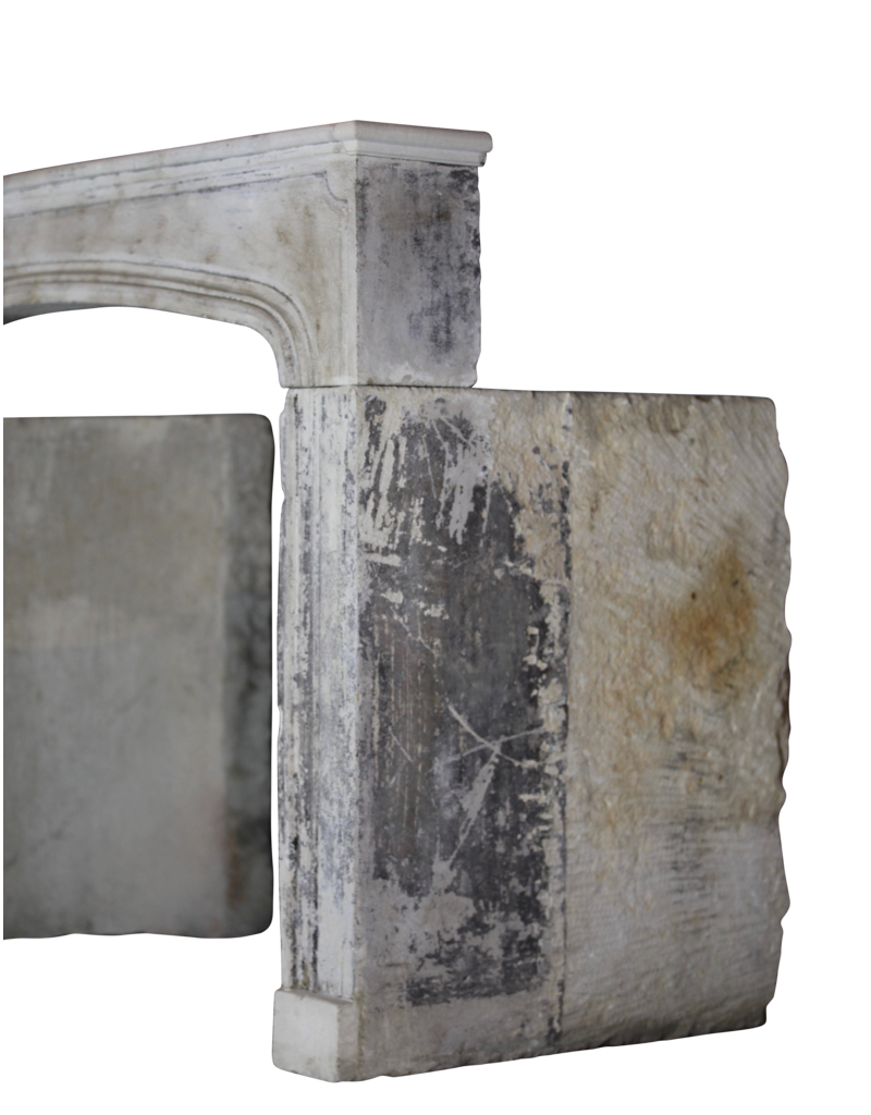 The Antique Fireplace Bank Antike Kalkstein Kamin im Französischem Landstil
