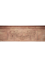 Maison Leon Van den Bogaert Élégante cheminée française en pierre rose