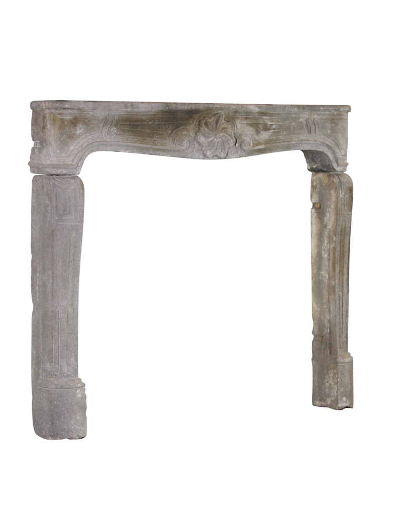 Small French Rustic Fireplace Surround