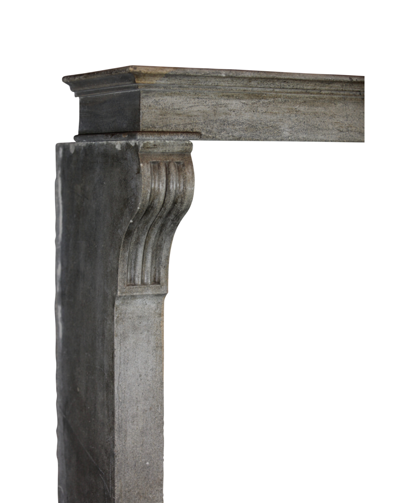 High French Bicolor Fireplace Mantle