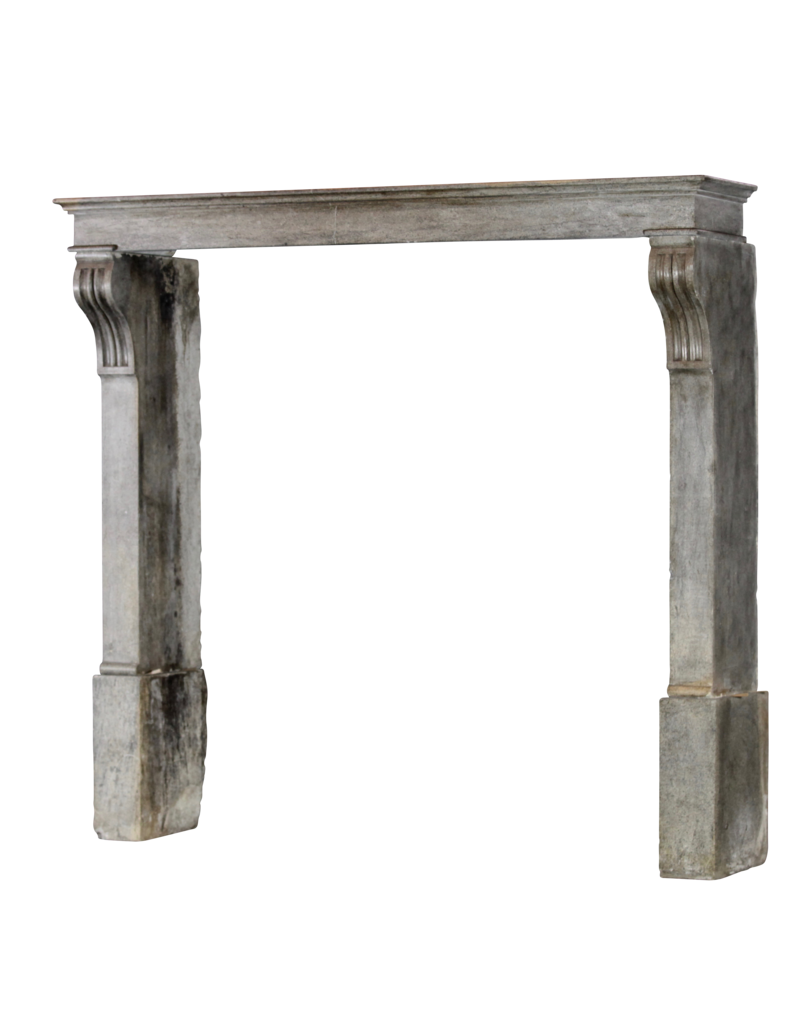 High French Bicolor Fireplace Mantle