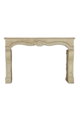 18Th Century Fine French Fireplace Surround In Limestone