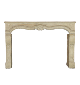 18Th Century Fine French Fireplace Surround In Limestone