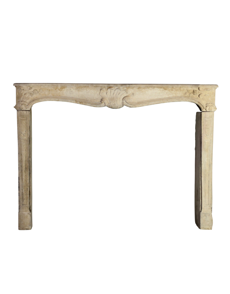 Maison Leon Van den Bogaert Chic Francés Antiguo De Piedra Caliza Chimenea Surround