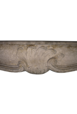 Chique French Antique Limestone Fireplace Surround