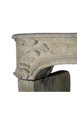 Chique French Antique Limestone Fireplace Surround