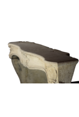 Maison Leon Van den Bogaert Chic Francés Antiguo De Piedra Caliza Chimenea Surround