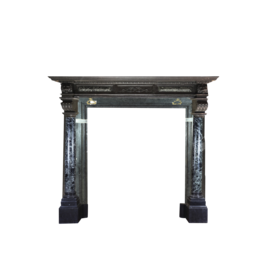 Maison Leon Van den Bogaert Grand Belgian Antique Fireplace Surround