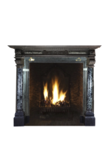 Grand Belgian Antique Fireplace Surround