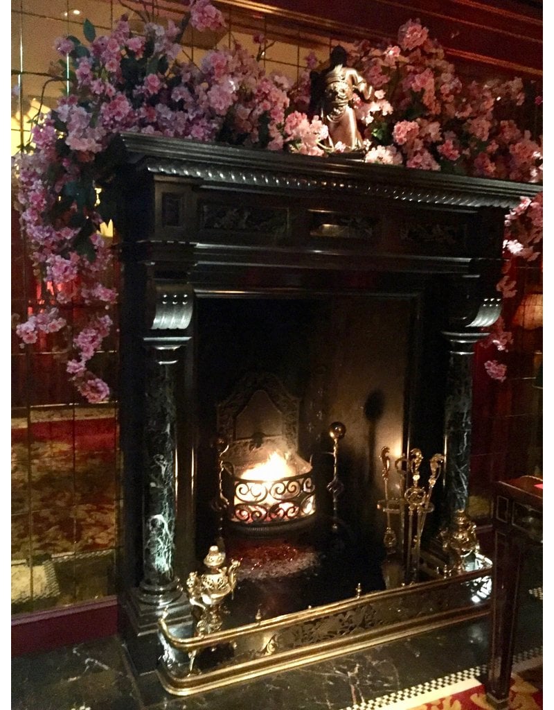 Grand Belgian Antique Fireplace Surround