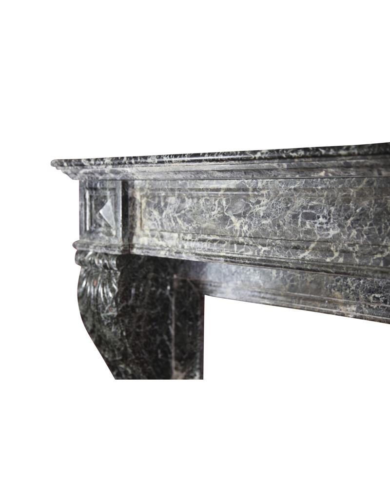 Maison Leon Van den Bogaert French Chic Marble Fireplace Surround