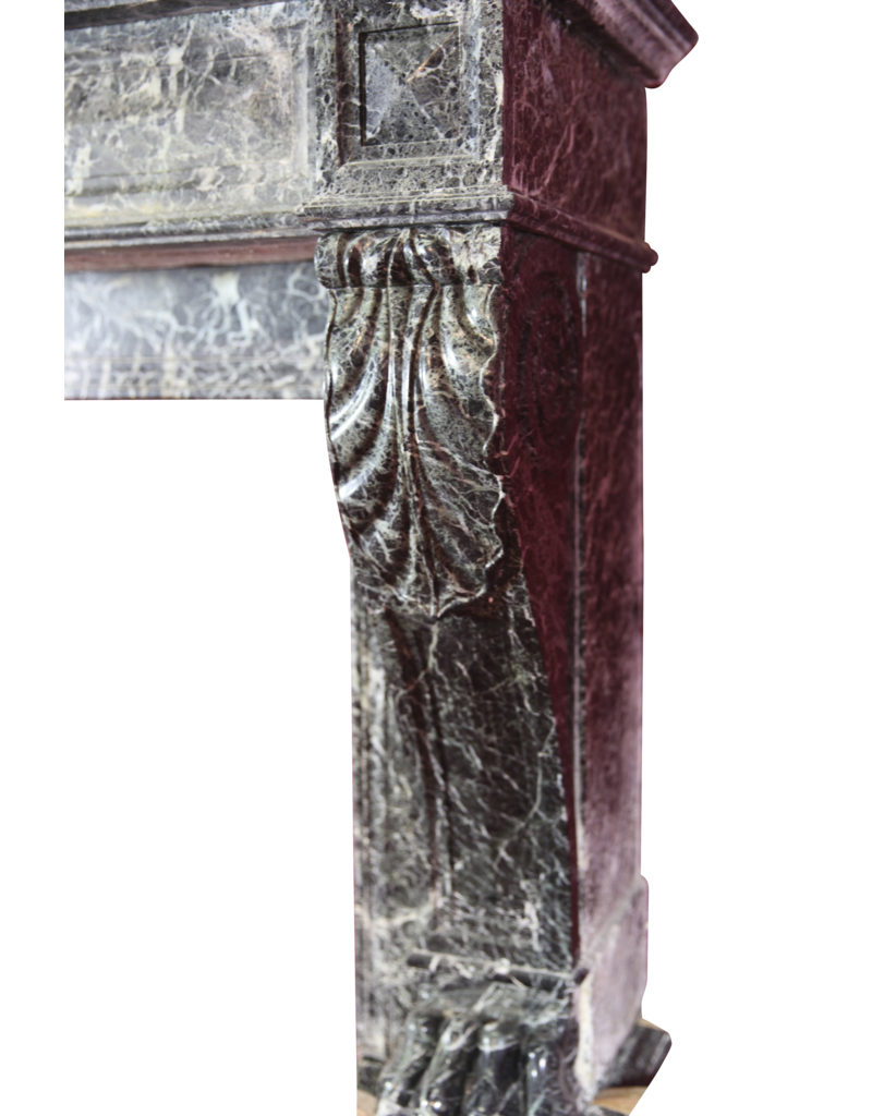 Maison Leon Van den Bogaert French Chic Marble Fireplace Surround