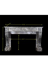 Maison Leon Van den Bogaert French Chic Marble Fireplace Surround