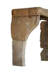 Maison Leon Van den Bogaert French Country Limestone Fireplace Surround