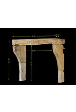 Maison Leon Van den Bogaert Francés País De La Piedra Caliza Chimenea Surround