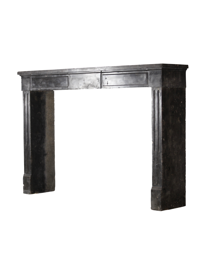 Maison Leon Van den Bogaert Chic Black Contrast Fireplace Surround
