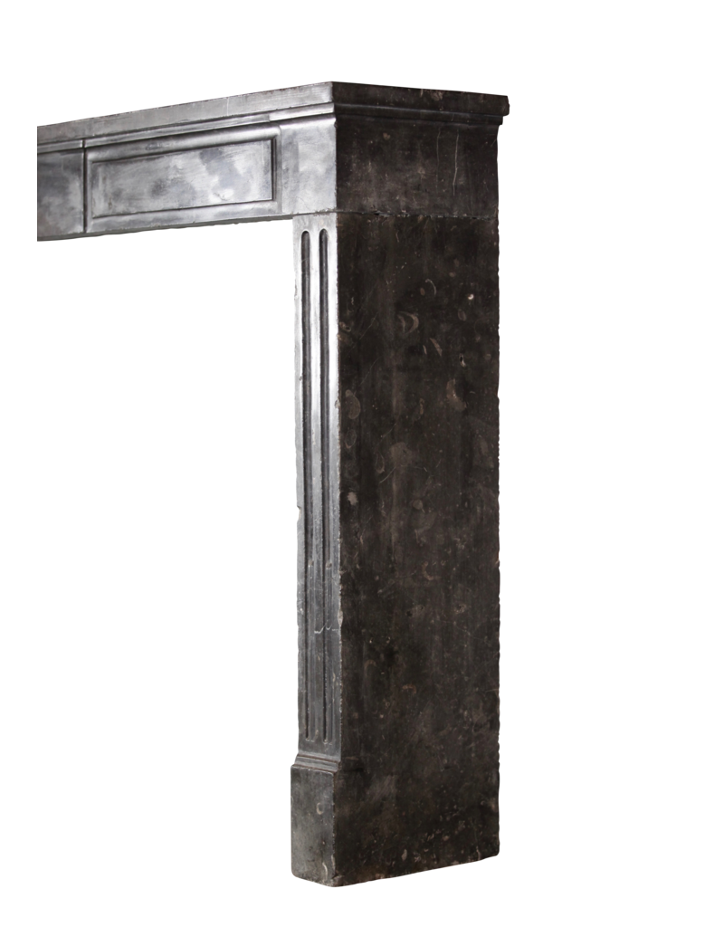 Maison Leon Van den Bogaert Chic Black Contrast Fireplace Surround