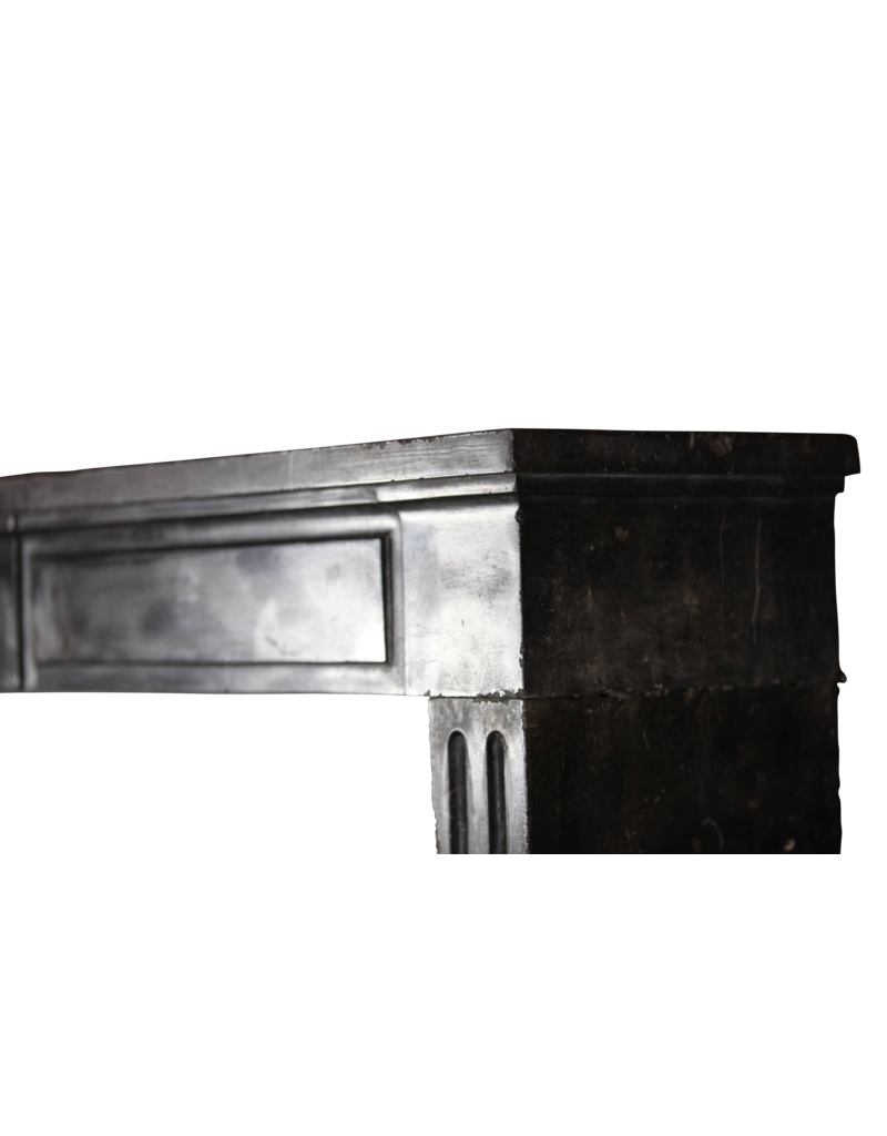 Maison Leon Van den Bogaert Chic Black Contrast Fireplace Surround