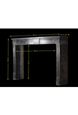 Chique Black Contrast Fireplace Surround