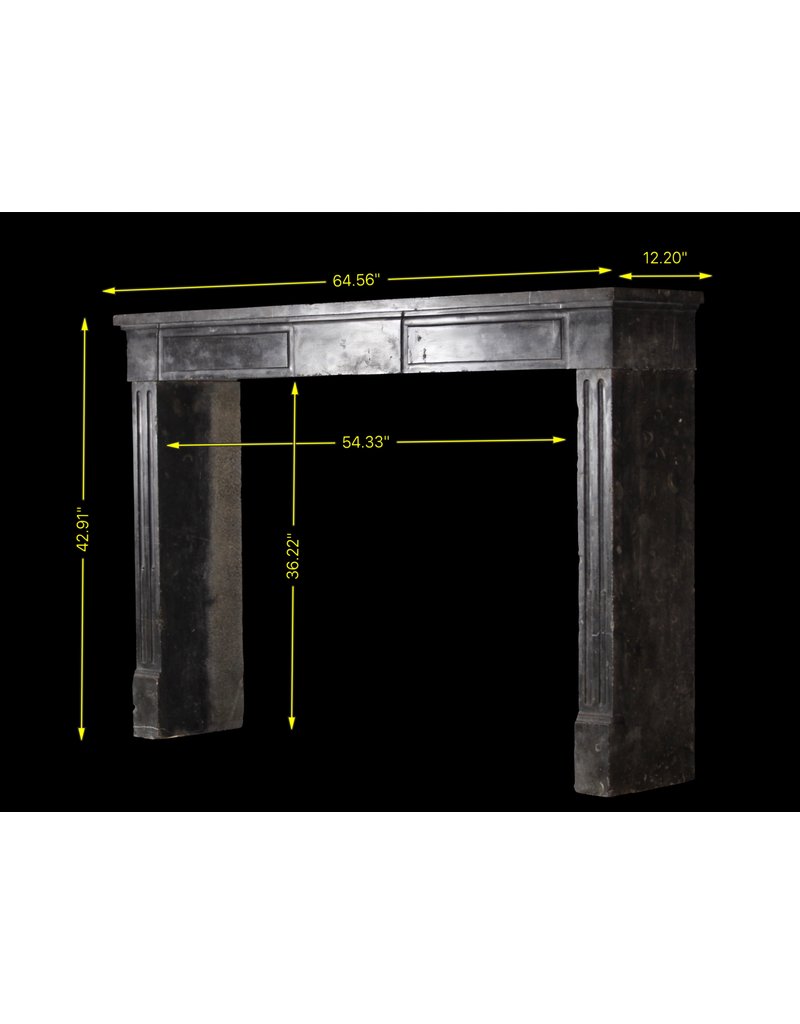 Maison Leon Van den Bogaert Chic Black Contrast Fireplace Surround