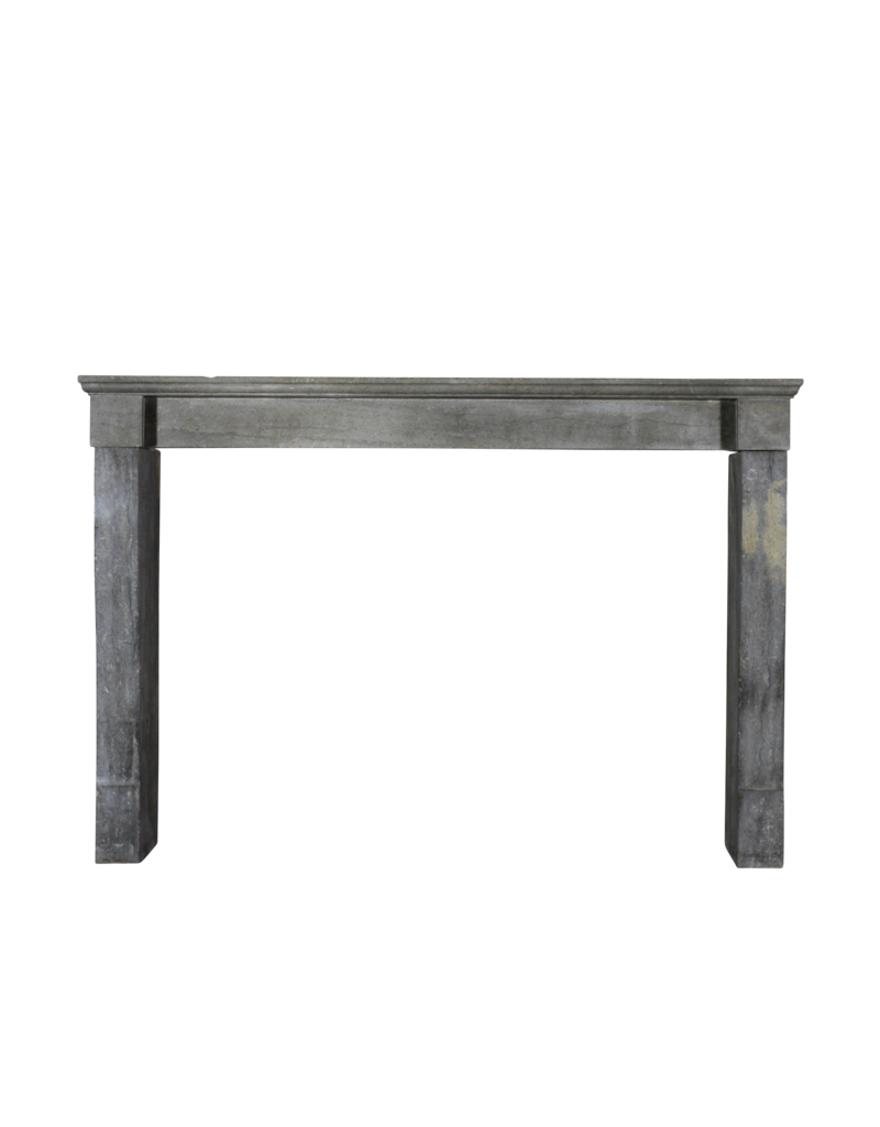 Dark French Stone Fireplace Mantlepiece