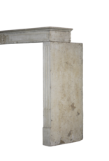 Französisch Kalkstein Eleganter Kamin Verkleidung
