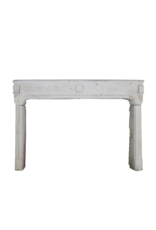 Classic French Limestone Fireplace Surround