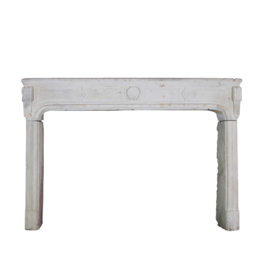 Classic French Limestone Fireplace Surround