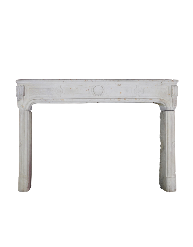 Classic French Limestone Fireplace Surround