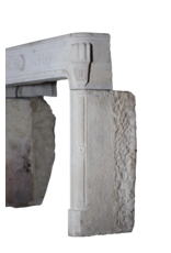 Classic French Limestone Fireplace Surround