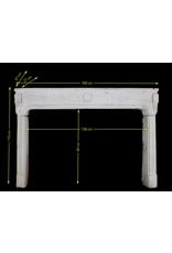 Maison Leon Van den Bogaert Classic French Limestone Fireplace Surround