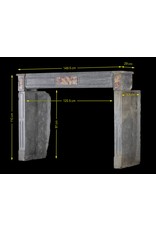 French Chique Stone Fireplace Surround
