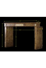 Vintage 18Th Century French Music Room Fireplace Surround