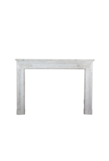 18Th Century Fine French Fireplace In Carrara Marble