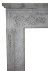 18. Jahrhundert Feine Französisch Kamin Aus Carrara-Marmor