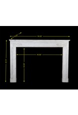 Belle Cheminée Française En Marbre De Carrare