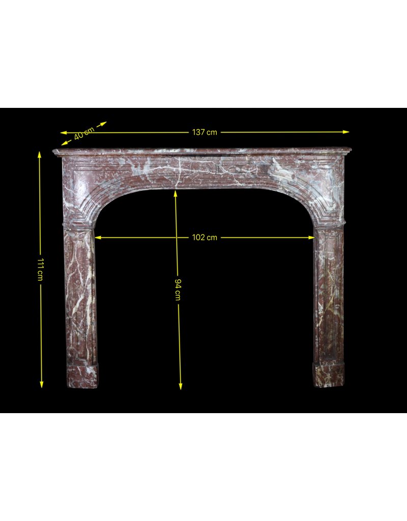 19Th Century Belgian Marble Fireplace Surround