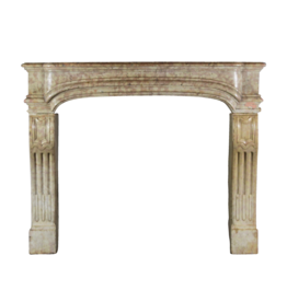 French Bicolor Hard Stone Fireplace Surround