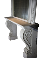 19Th Century Console With Mirror