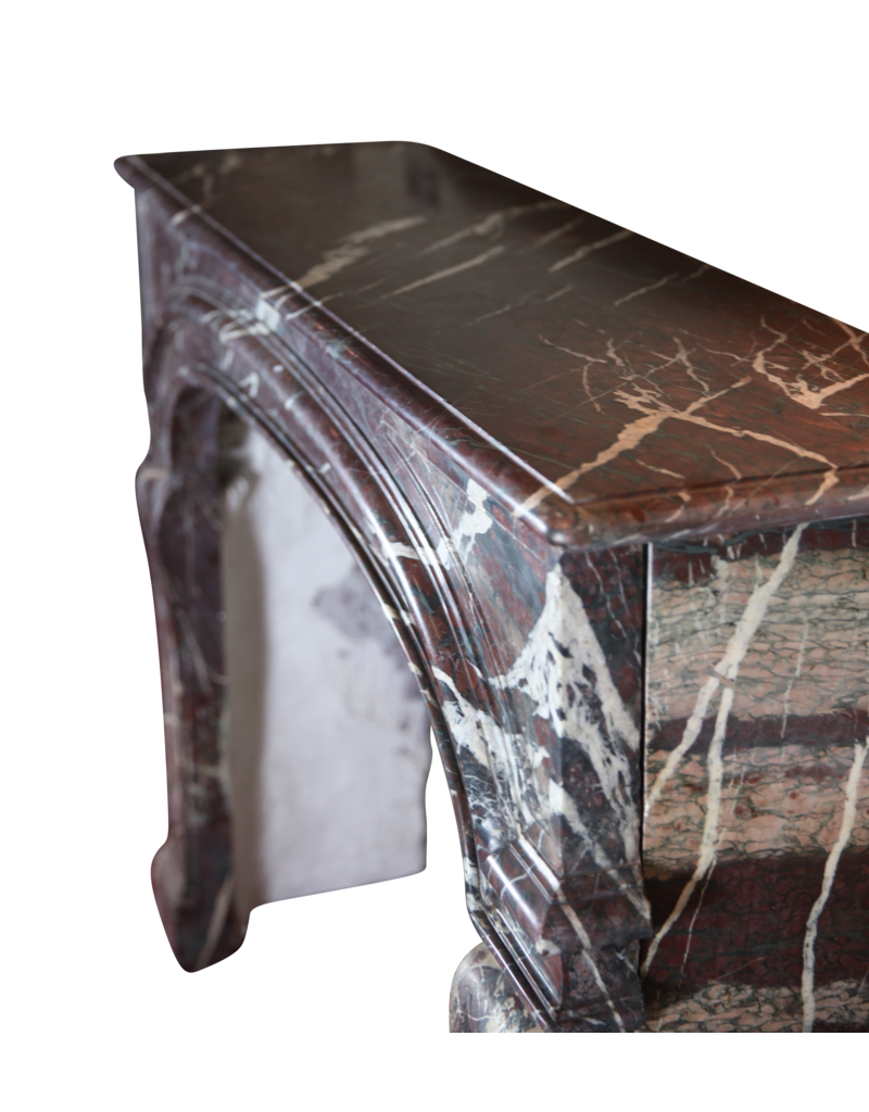 Maison Leon Van den Bogaert Chic French Marble Fireplace Surround