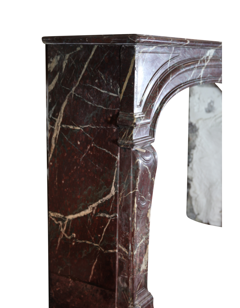 Maison Leon Van den Bogaert Chic French Marble Fireplace Surround