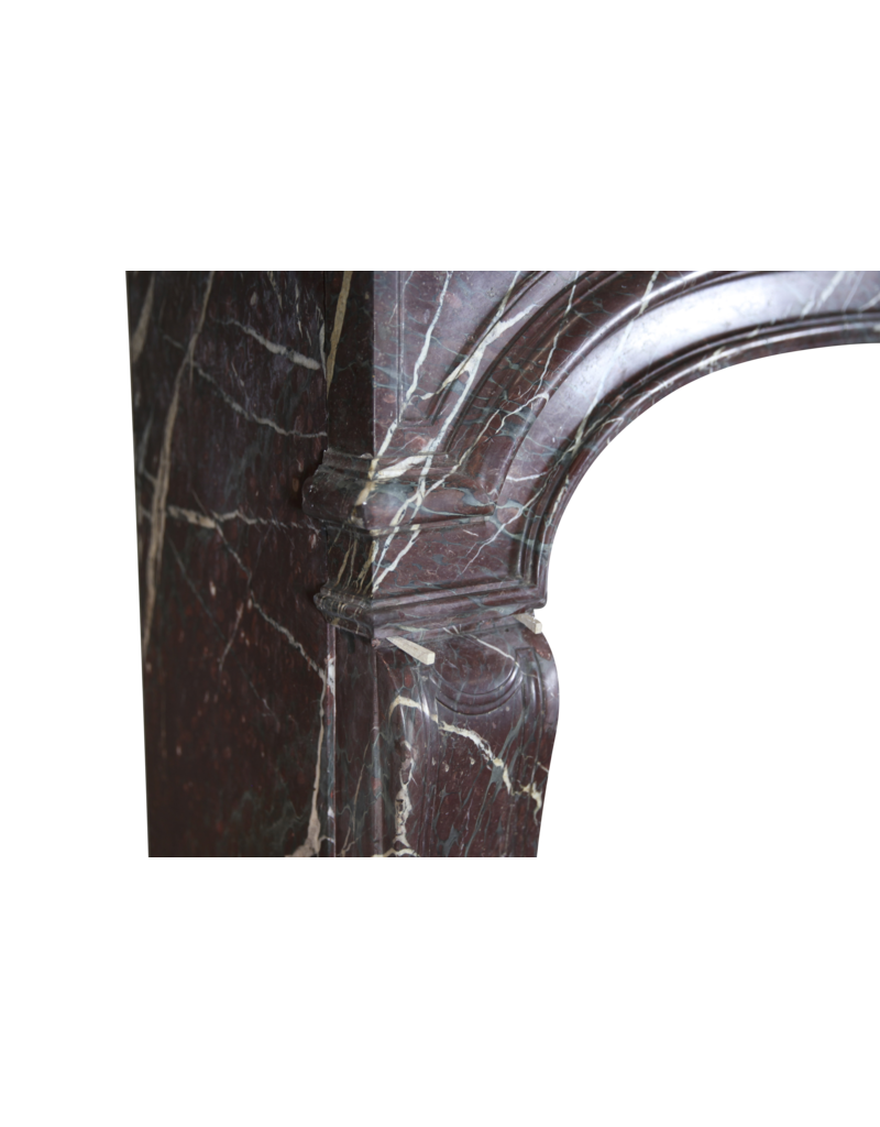 Maison Leon Van den Bogaert Chic French Marble Fireplace Surround