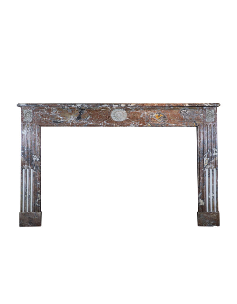 Maison Leon Van den Bogaert 18Th Century Fine Belgian Marble Fireplace Surround