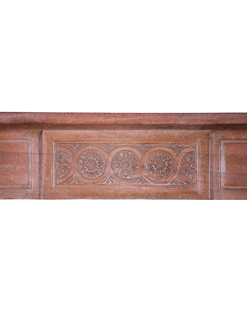 Maison Leon Van den Bogaert Vintage Kaminmaske aus Stein