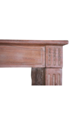 Maison Leon Van den Bogaert Vintage Kaminmaske aus Stein