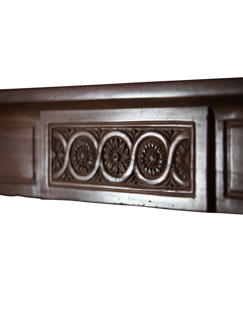 Maison Leon Van den Bogaert Vintage Kaminmaske aus Stein