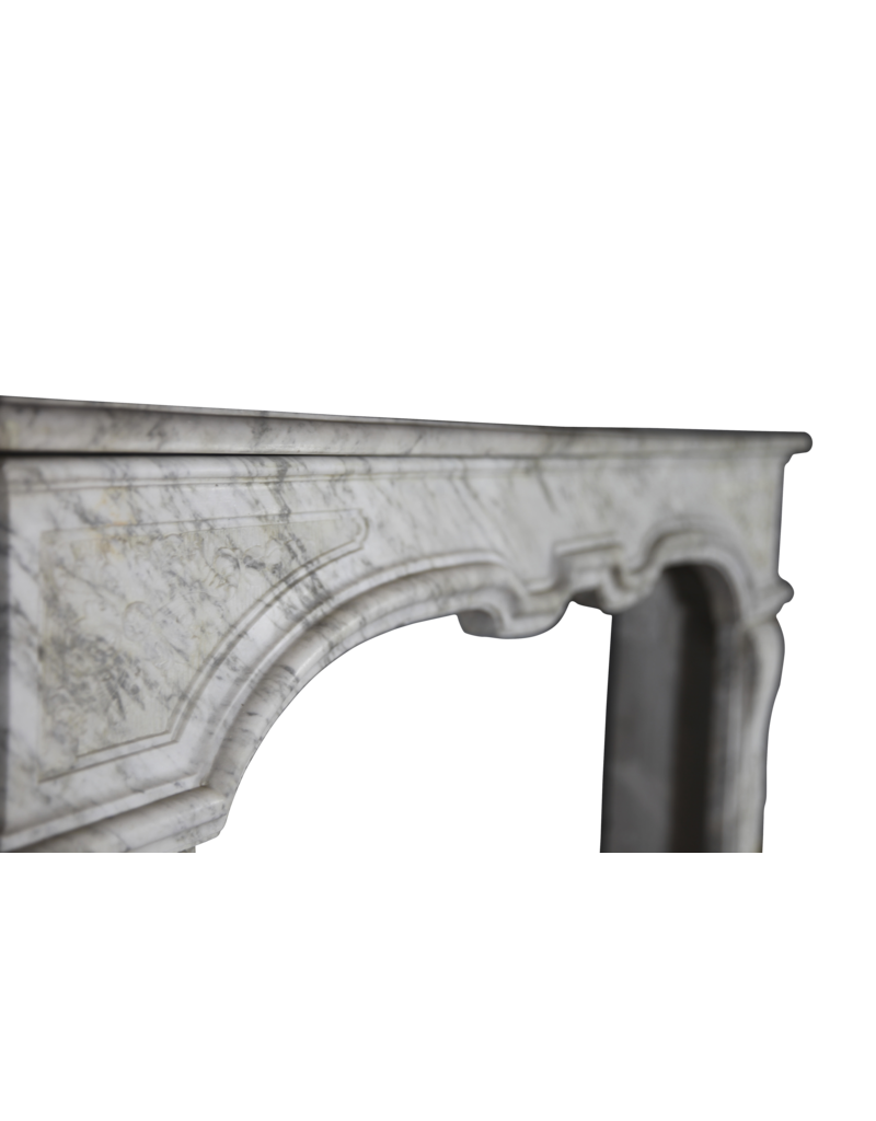 Italian Arabesk Vintage Marble Fireplace Surround